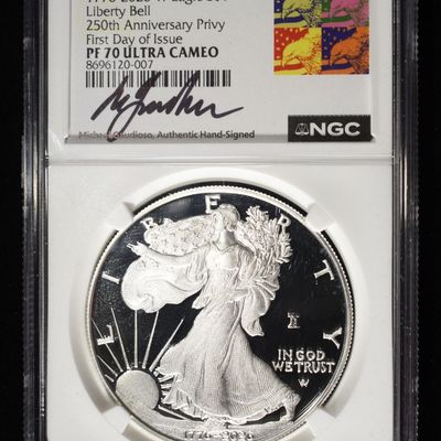 Sale Photo Thumbnail #398: 1776-2026-W ASE LIBERTY BELL NGC PF70 ULTRA CAMEO