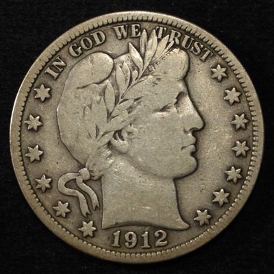 Sale Photo Thumbnail #87: 1912-S BARBER HALF DOLLAR F/VF