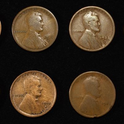 Sale Photo Thumbnail #175: 8 NICE EARLY SEMIKEY WHEAT CENTS
