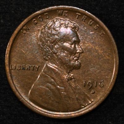 Sale Photo Thumbnail #63: 1916-D LINCOLN CENT BU RB