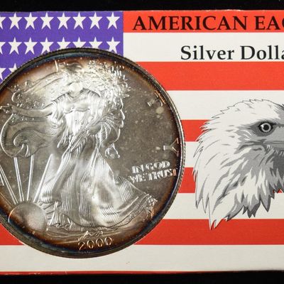 Sale Photo Thumbnail #387: 2000 AMERICAN SILVER EAGLE
