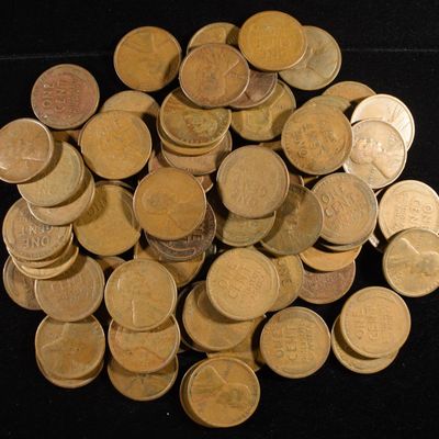Sale Photo Thumbnail #144: (72) D&S WHEAT CENTS FROM THE TEENS