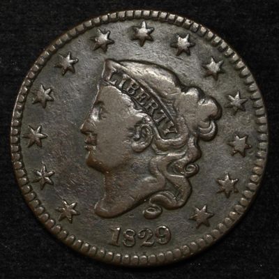 Sale Photo Thumbnail #43: 1829 LARGE CENT FINE