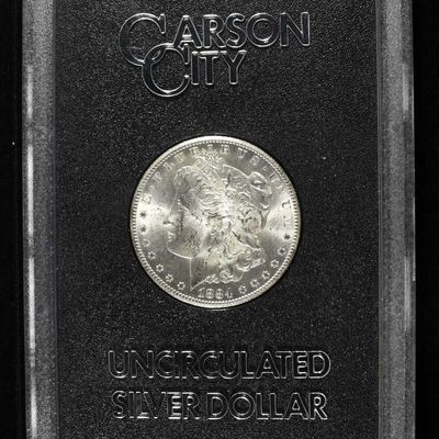 Sale Photo Thumbnail #6: 1884-CC MORGAN DOLLAR GSA CH BU