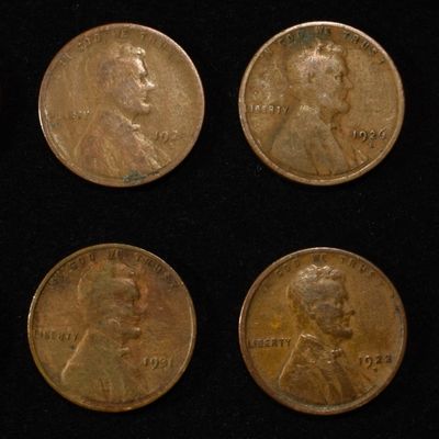 Sale Photo Thumbnail #177: 8 NICE EARLY SEMIKEY WHEAT CENTS