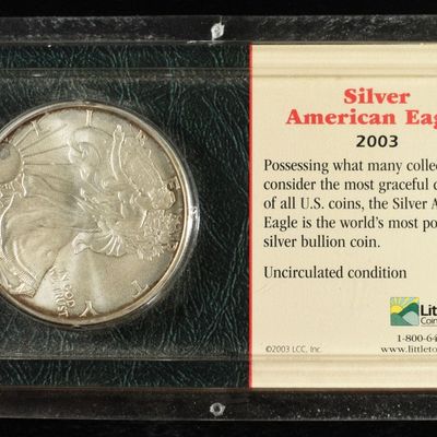 Sale Photo Thumbnail #137: 2003 AMERICAN SILVER EAGLE