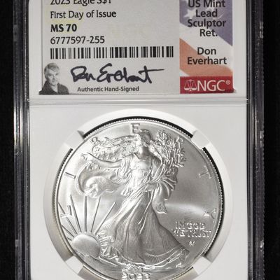 Sale Photo Thumbnail #15: 2023 AMERICAN SILVER EAGLE NGC MS70
