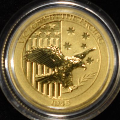 Sale Photo Thumbnail #429: 1945-P 1/10 OZ .9999 GOLD $15 AUSTRALIA