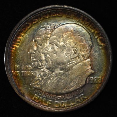 Sale Photo Thumbnail #318: 1923-S 50C COMMEM MONROE DOCTRINE GEM BU