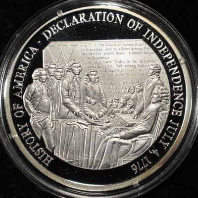 Sale Photo Thumbnail #408: HISTORY OF AMERICA APPROX 0.8 .999 SILVER