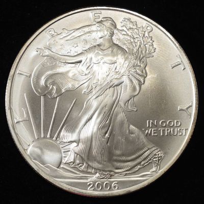 Sale Photo Thumbnail #389: 2006 AMERICAN SILVER EAGLE