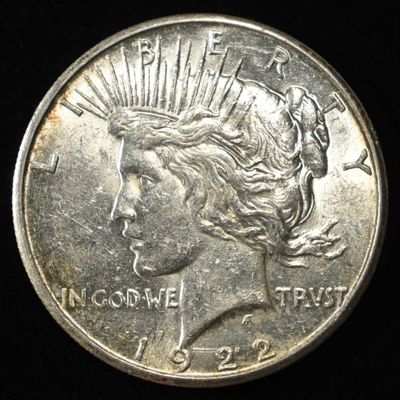 Sale Photo Thumbnail #376: 1922-S PEACE DOLLAR AU/BU