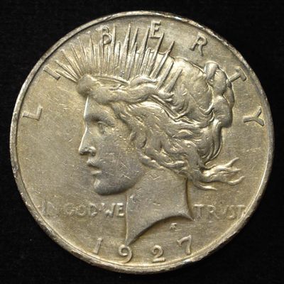 Sale Photo Thumbnail #131: 1927-D PEACE DOLLAR CH AU