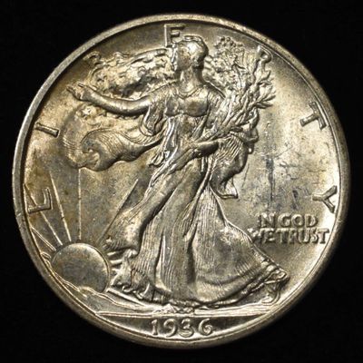 Sale Photo Thumbnail #361: 1936-D WALKING LIBERTY HALF DOLLAR BU