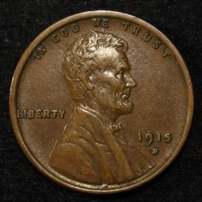 Sale Photo Thumbnail #62: 1915-D LINCOLN CENT AU