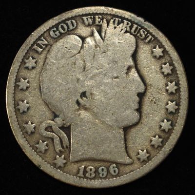 Sale Photo Thumbnail #255: 1896-O BARBER HALF DOLLAR GOOD