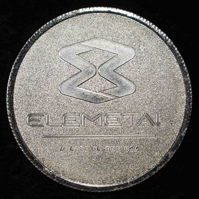 Sale Photo Thumbnail #407: ELEMETAL 1/2 OZ .999 SILVER ROUND