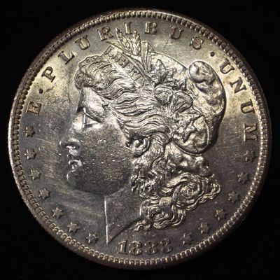 Sale Photo Thumbnail #278: 1883-S MORGAN DOLLAR SHARP BU
