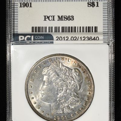 Sale Photo Thumbnail #372: 1901 MORGAN DOLLAR PCI CH BU