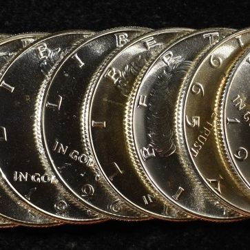 Sale Photo Thumbnail #159: 1965 KENNEDY HALF DOLLARS SMS ROLL
