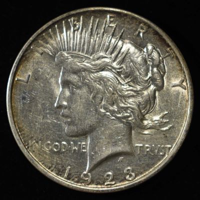 Sale Photo Thumbnail #378: 1923-D PEACE DOLLAR AU/BU