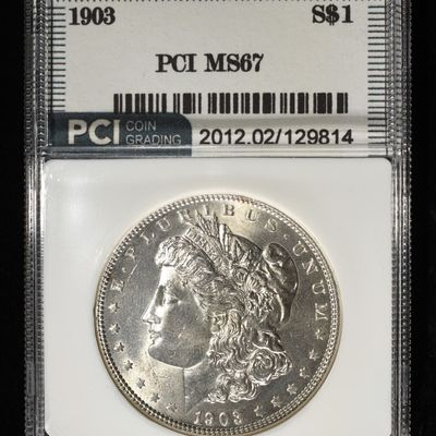Sale Photo Thumbnail #298: 1903 MORGAN DOLLAR PCI SUPERB GEM BU