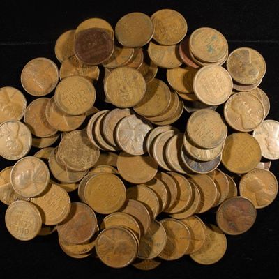Sale Photo Thumbnail #145: (93) WHEAT CENTS FROM THE 20'S