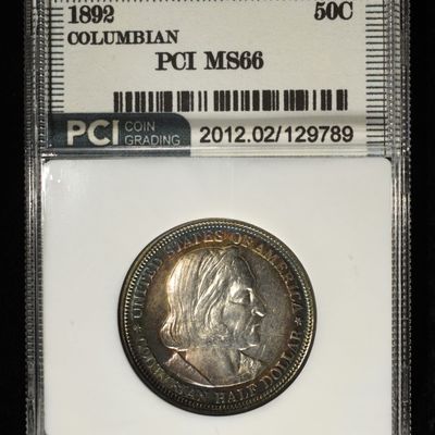 Sale Photo Thumbnail #317: 1892 50C COMMEM COLUMBIAN PCI SUPERB GEM BU
