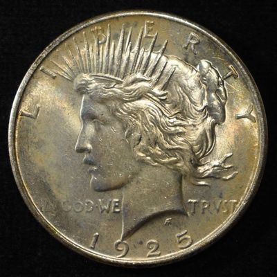 Sale Photo Thumbnail #125: 1925 PEACE DOLLAR BU