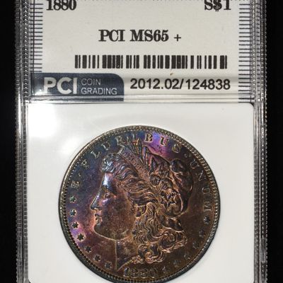 Sale Photo Thumbnail #270: 1880 MORGAN DOLLAR PCI GEM BU
