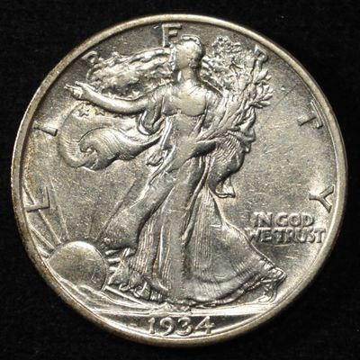 Sale Photo Thumbnail #94: 1934-S WALKING LIBERTY HALF DOLLAR XF