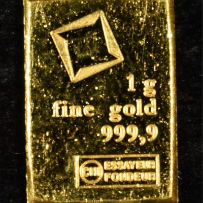Sale Photo Thumbnail #427: 1 GRAM .9999 GOLD BAR