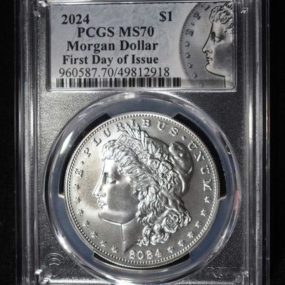 Sale Photo Thumbnail #115: 2024 MORGAN DOLLAR PCGS MS70 FDI
