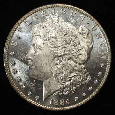 Sale Photo Thumbnail #280: 1884-O MORGAN DOLLAR CH BU DMPL