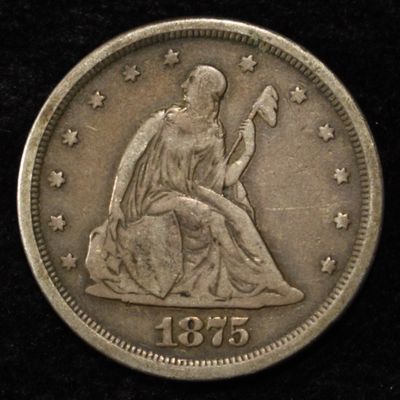 Sale Photo Thumbnail #77: 1875 20-CENT LIBERTY SEATED
