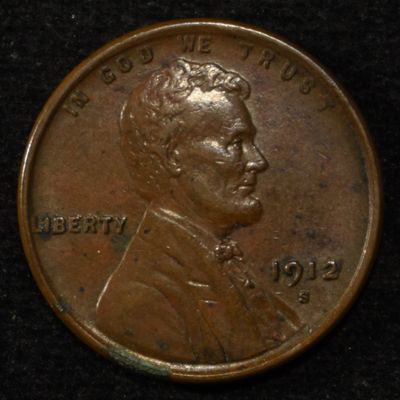 Sale Photo Thumbnail #58: 1912-S LINCOLN CENT AU