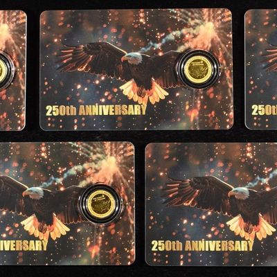 Sale Photo Thumbnail #434: (5) 2026 NIUE 50C 1/1000TH .9999 GOLD