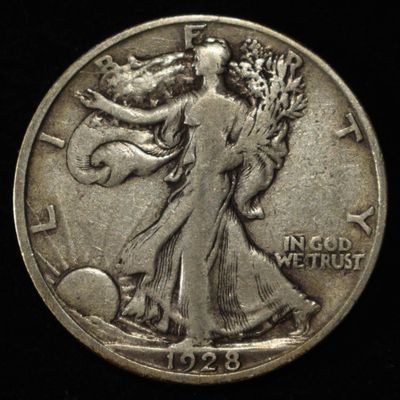Sale Photo Thumbnail #259: 1928-S WALKING LIBERTY HALF DOLLAR VF