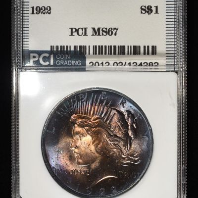 Sale Photo Thumbnail #304: 1922 PEACE DOLLAR PCI SUPERB GEM BU
