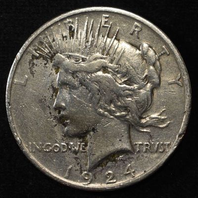 Sale Photo Thumbnail #123: 1924 PEACE DOLLAR