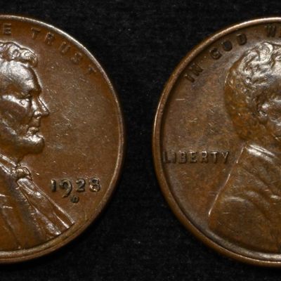 Sale Photo Thumbnail #71: 1928-D,S LINCOLN CENTS AU/BU
