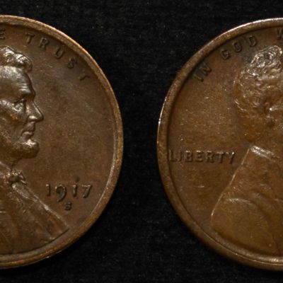 Sale Photo Thumbnail #65: 1917-D AU & 1917-S AU/BU LINCOLN CENTS