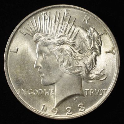 Sale Photo Thumbnail #377: 1923 PEACE DOLLAR BU