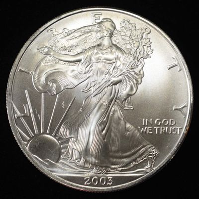 Sale Photo Thumbnail #311: 2003 AMERICAN SILVER EAGLE