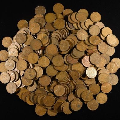 Sale Photo Thumbnail #329: (250) WHEAT CENTS FROM THE 1930'S