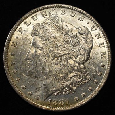Sale Photo Thumbnail #369: 1881-O MORGAN DOLLAR BU