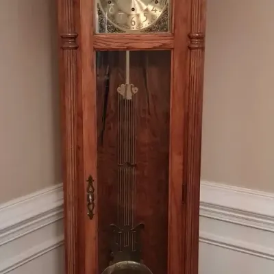 Ridgeway Grandfather Clock with Rotating Hemisphere & Season Display