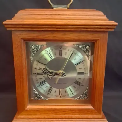JCPenney Tambour Mantel Clock with Westminster Chime