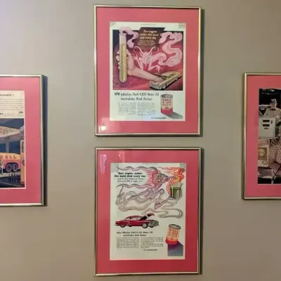 1950s Shell Oil Advertising Prints – Set of 4