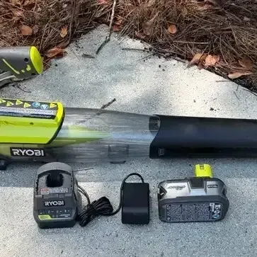 Ryobi 18V Cordless Blower with Battery & Charger